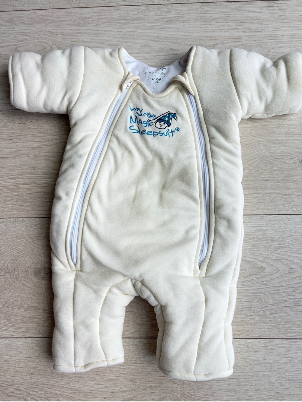 Baby Merlin’s Magic Sleepsuit Yellow Size Large